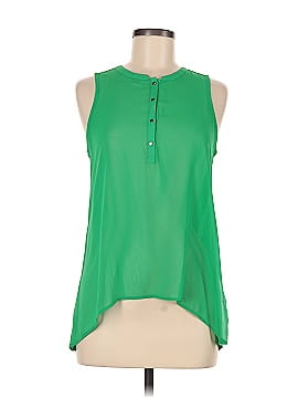 Charming Charlie Sleeveless Henley (view 1)