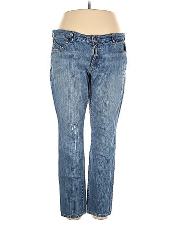 Old Navy Solid Blue Jeans Size 16 - 56% off