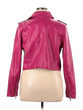 ELOQUII Faux Leather Jacket (view 2)