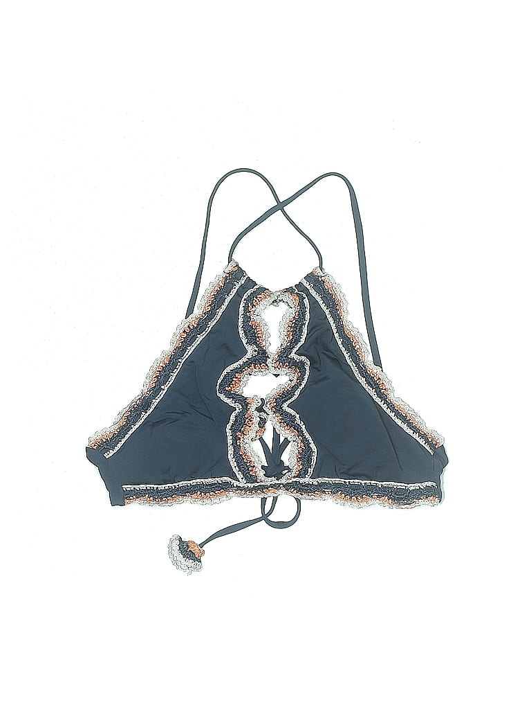 Becca Solid Teal Blue Swimsuit Top Size S 55 off ThredUp