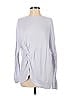 Something Navy Gray Long Sleeve Top Size S - photo 1
