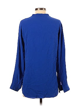 Eileen Fisher Long Sleeve Silk Top (view 2)