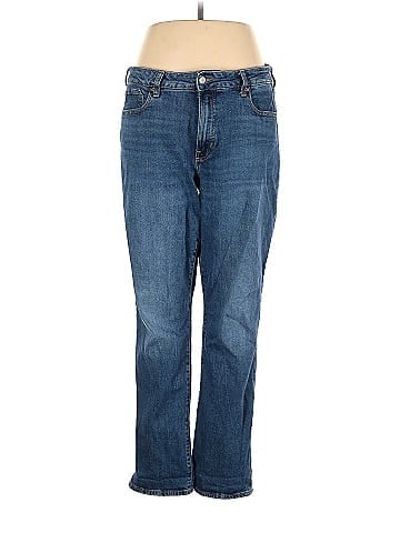 Old Navy Solid Blue Jeans Size 14 - 56% off