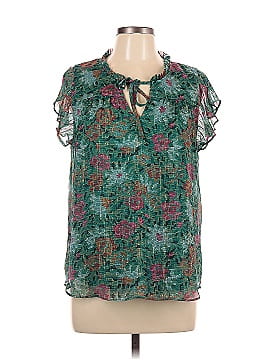 LC Lauren Conrad Short Sleeve Blouse (view 1)