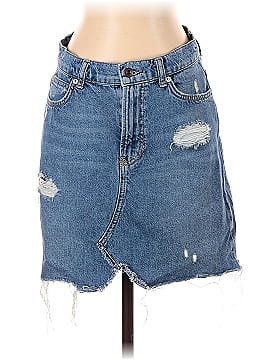 We the Free Denim Skirt (view 1)