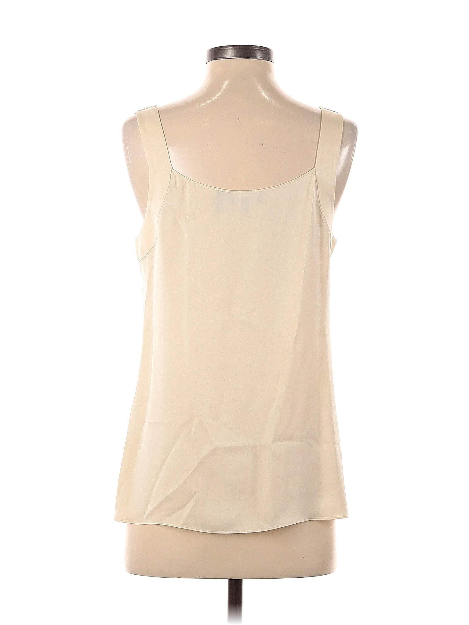 Theory Tan Ivory Sleeveless Blouse Size S - 83% off