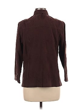 DT Collection 3/4 Sleeve Silk Top (view 2)