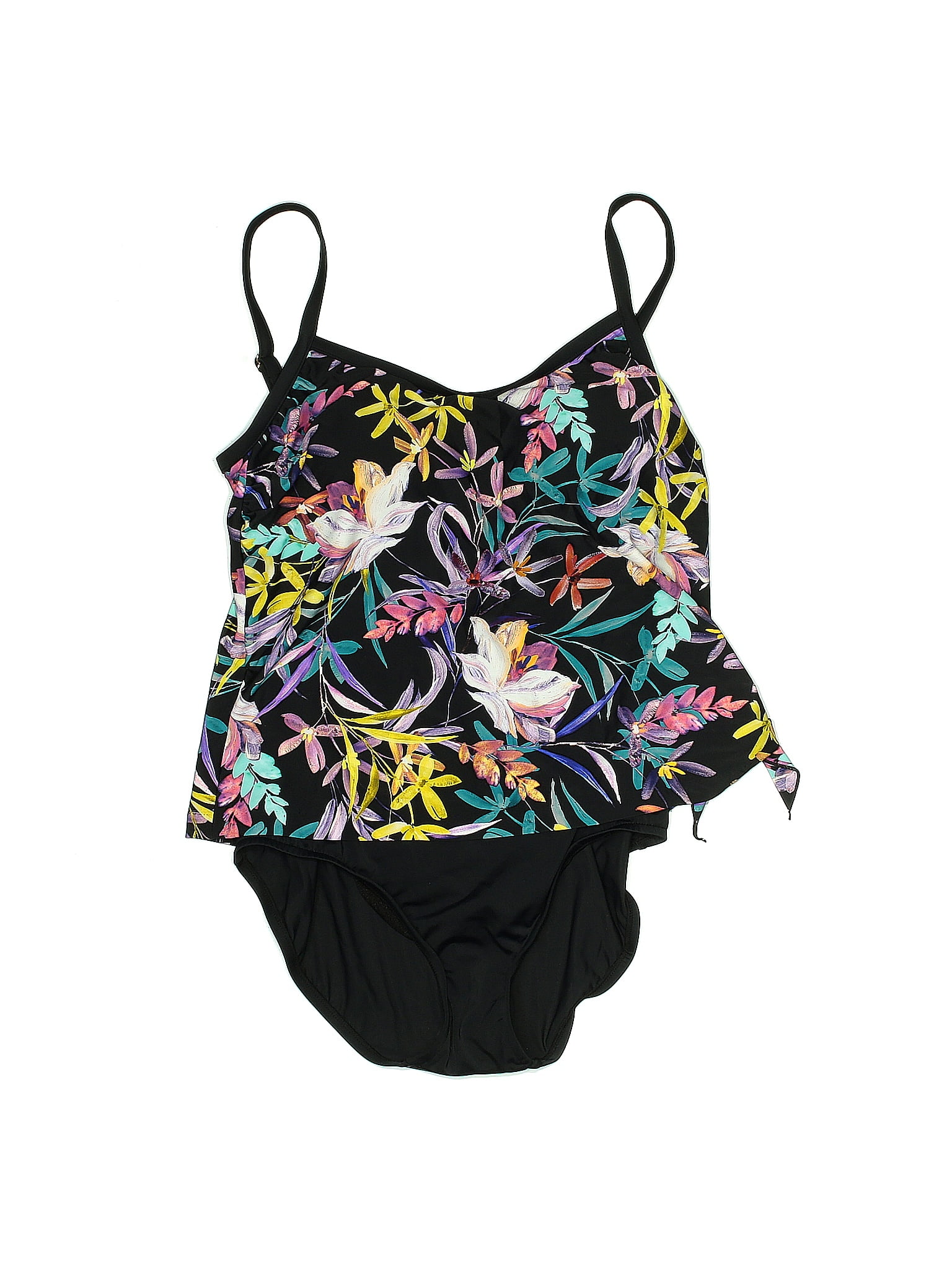 Maxine of Hollywood Floral One Piece Swimsuit Size 6 main image 1
