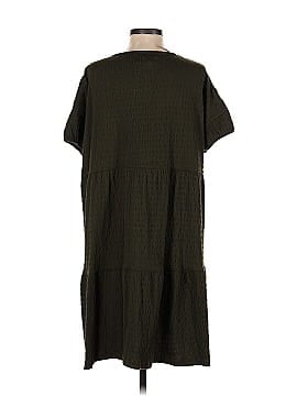 Madewell (Re)sourced Crinkle-Knit Tiered Mini Dress (view 2)