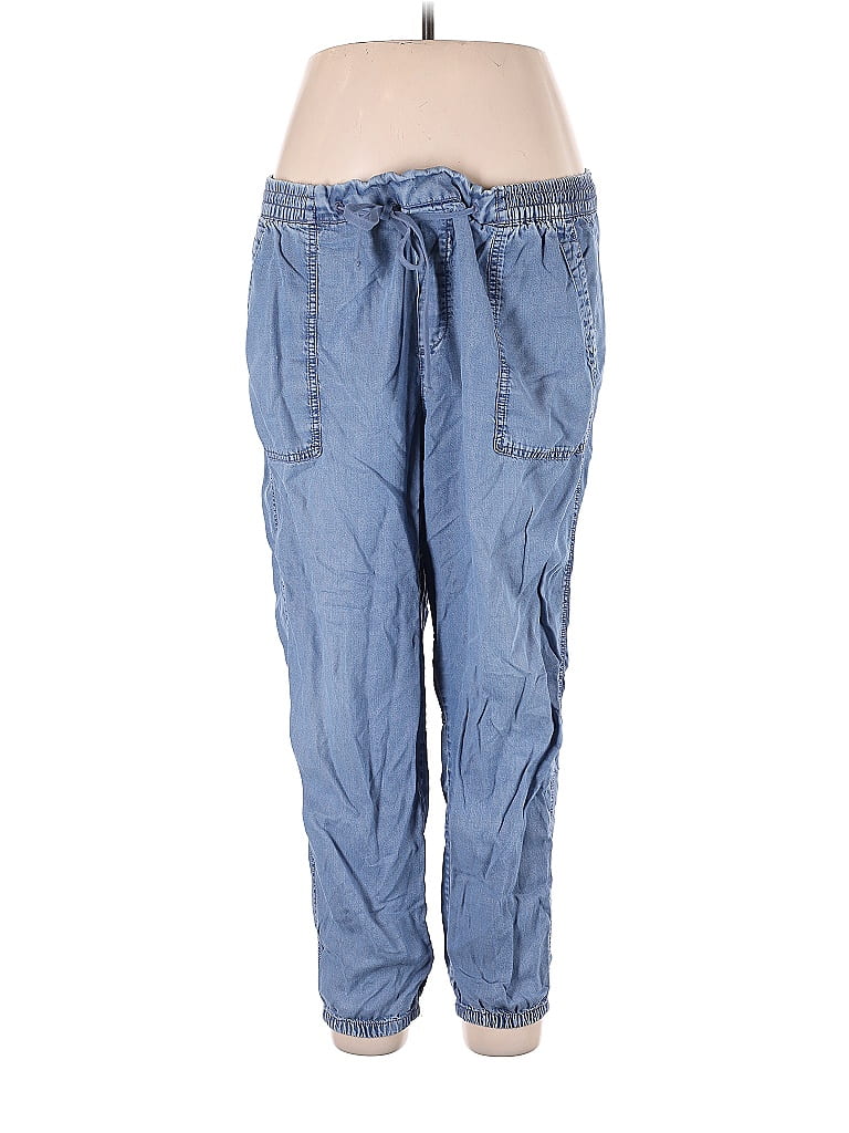 Gap 100% Lyocell Blue Casual Pants Size XL - photo 1