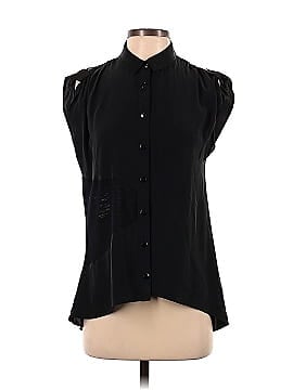 The Addison Story Short Sleeve Silk Top (view 1)