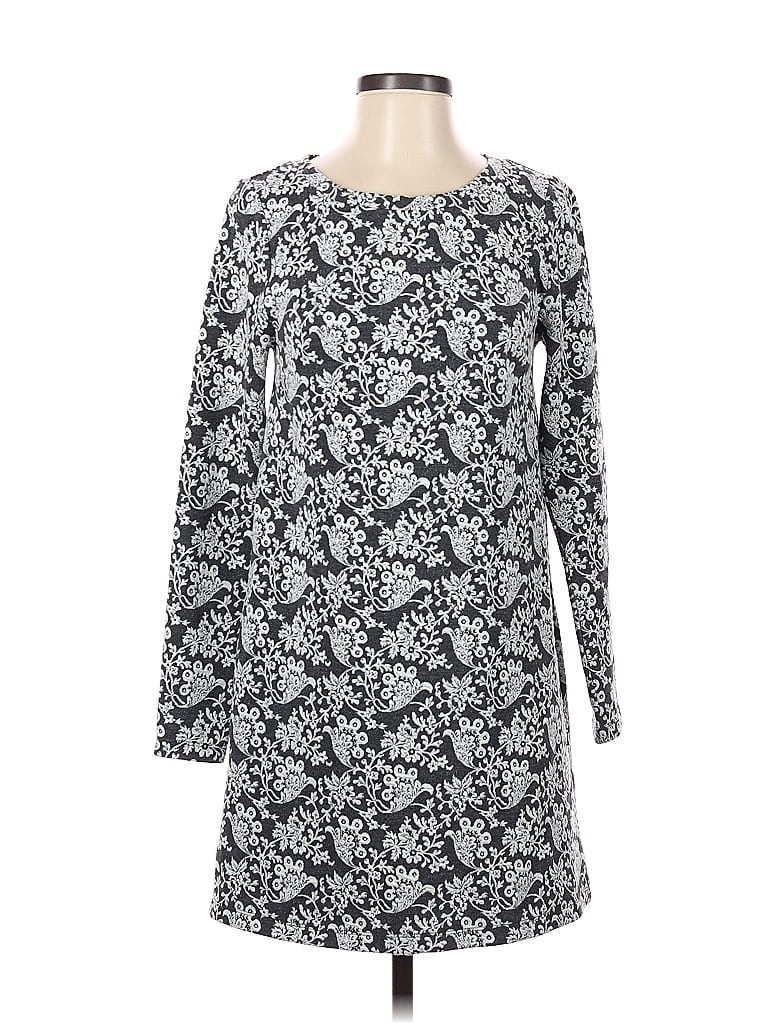 Pre-owned Ann Taylor Loft Casual Dress In Gray