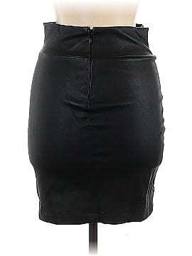 Robert Rodriguez Faux Leather Skirt (view 2)