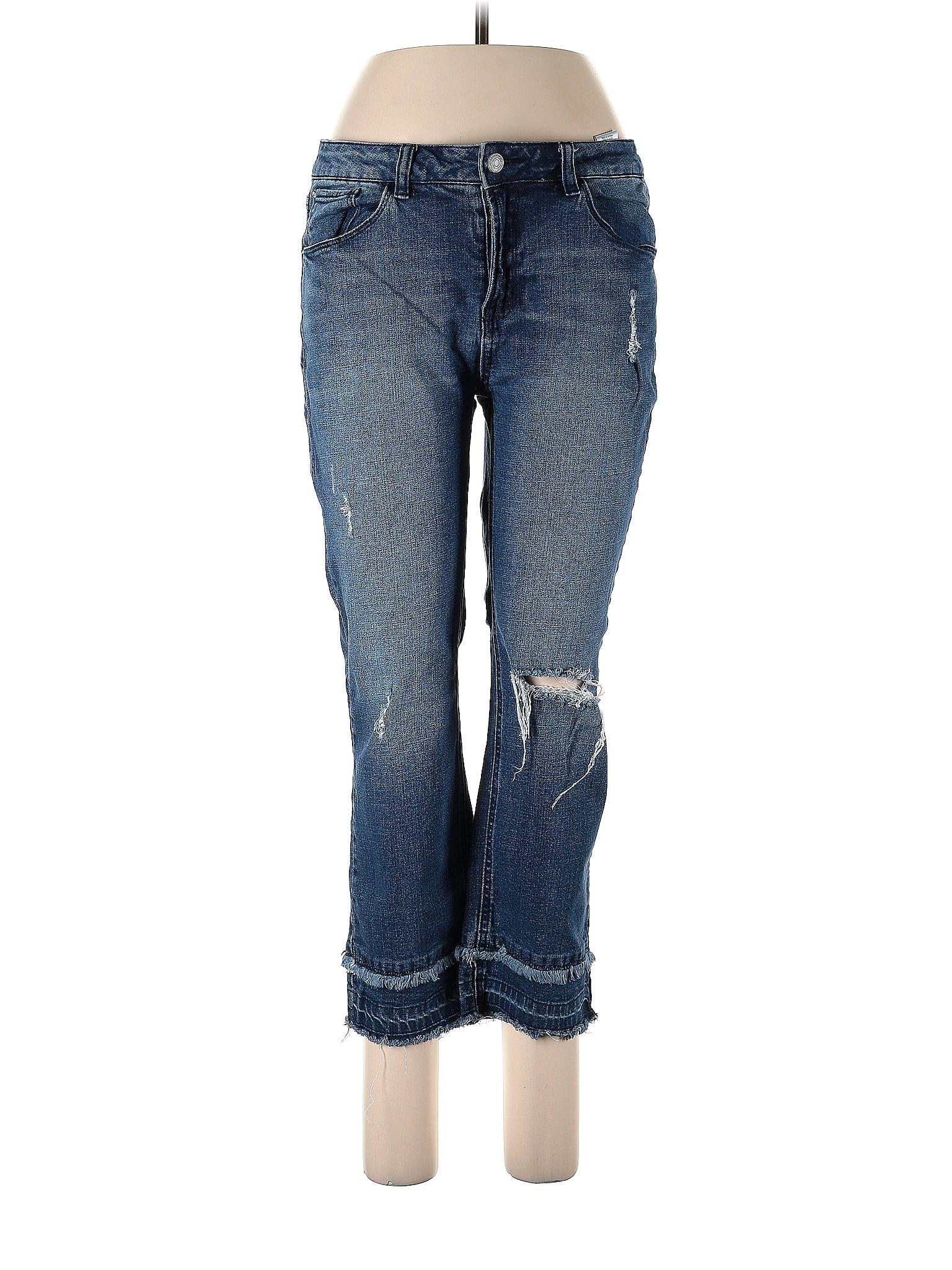 Kensie Solid Blue Jeans Size 10 71 off ThredUp