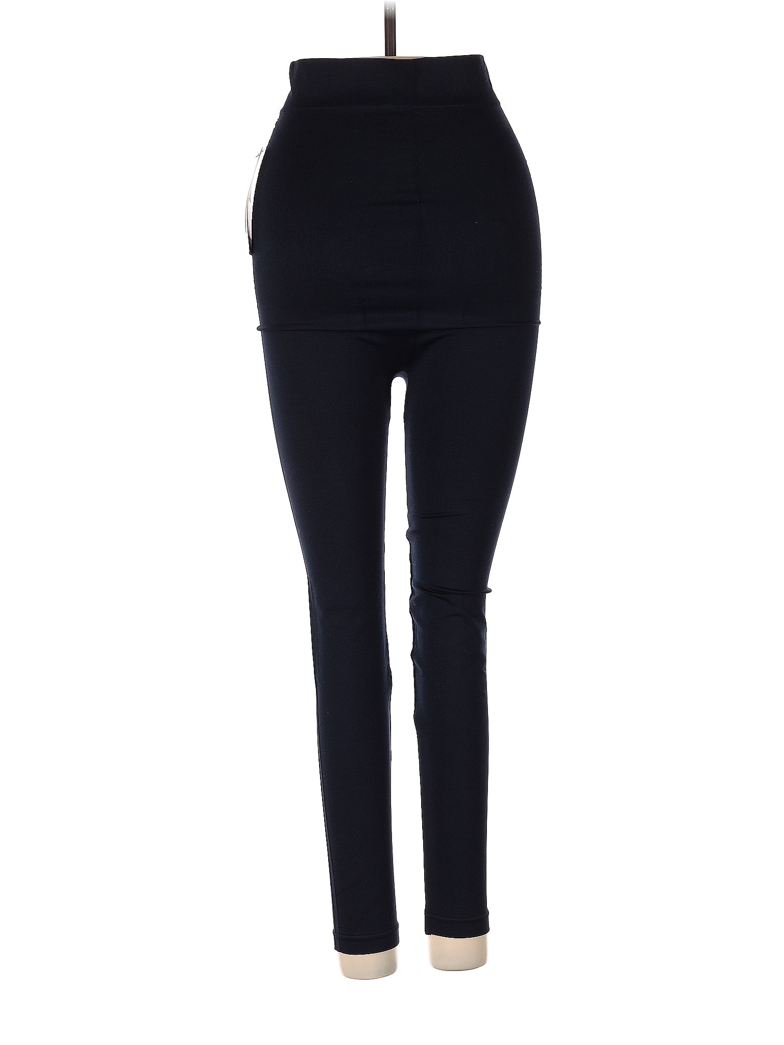 Blanqi Solid Black Blue Leggings Size S (Maternity) - 54% off