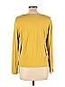 Eileen Fisher Yellow Long Sleeve T-Shirt Size L (Petite) - photo 2