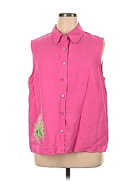DinaK Sleeveless Button-Down Shirt (view 1)