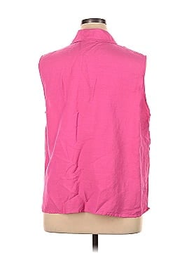 DinaK Sleeveless Button-Down Shirt (view 2)