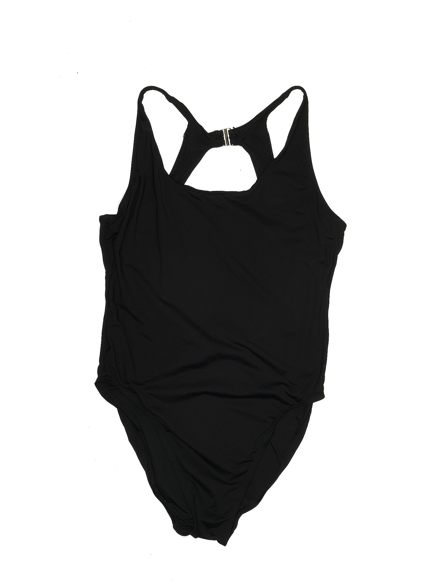 Andie Solid Black One Piece Swimsuit Size Xxl - 59% Off 