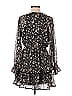 Zara 100% Polyester Floral Motif Black Casual Dress Size M - photo 2