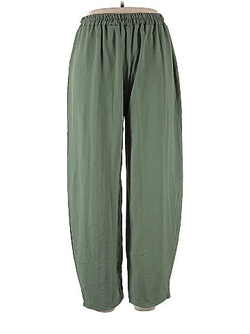 A.P.N.Y. Solid Green Casual Pants Size S - 60% off