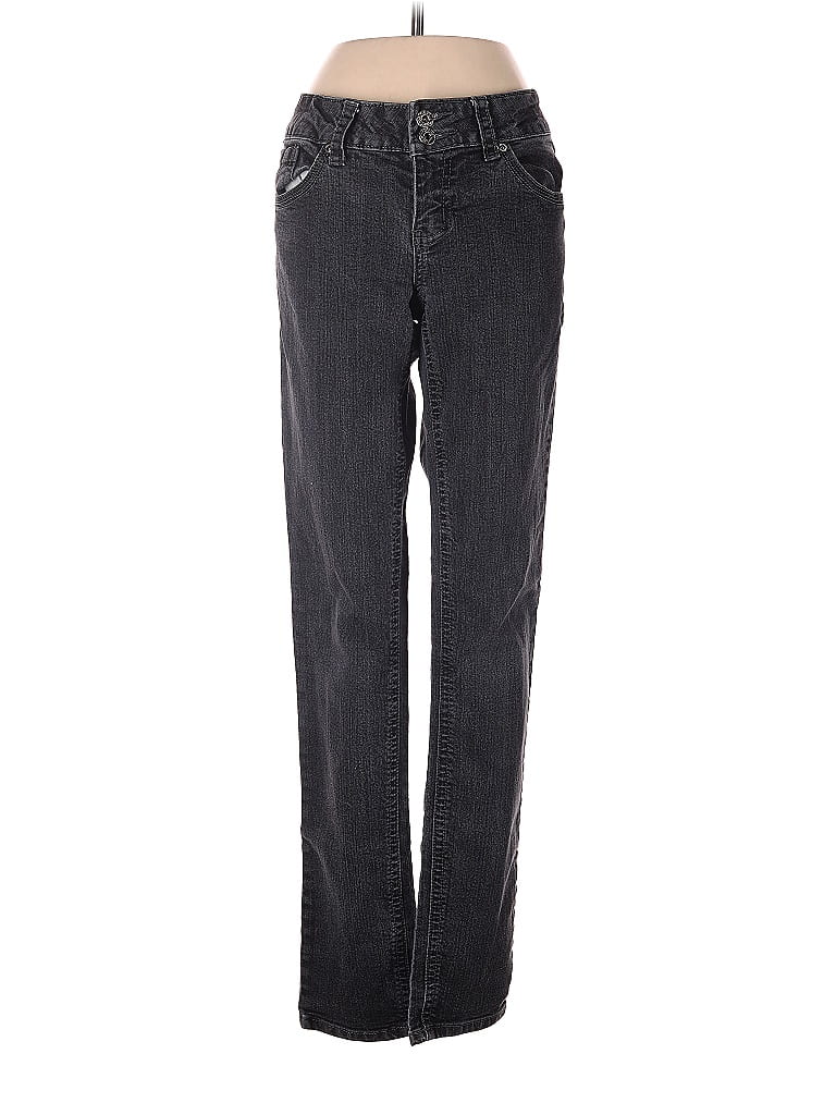 Streetwear Chevron-herringbone Gray Jeans Size 9 - photo 1