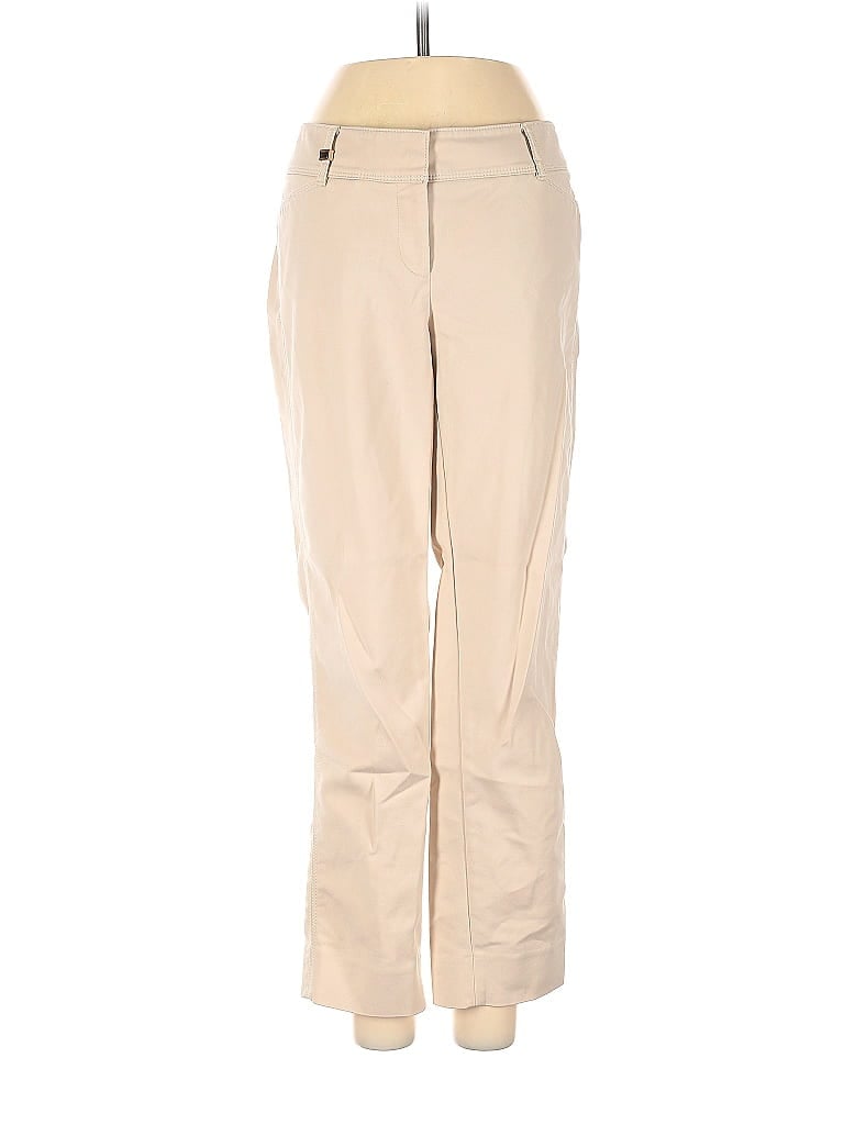 White House Black Market Solid Tan Casual Pants Size 2 - photo 1