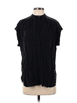 Vince. Short Sleeve Silk Top (view 1)