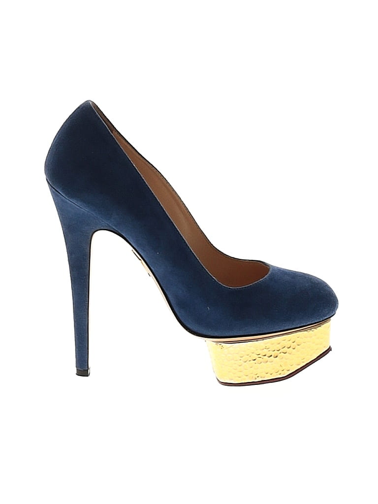 Charlotte Olympia Color Block Blue Heels Size 36 (EU) - photo 1