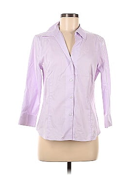 Anne Klein Long Sleeve Button-Down Shirt (view 1)