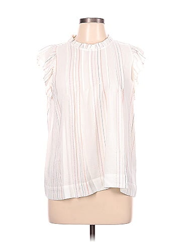 Ann taylor loft white hot sale blouse