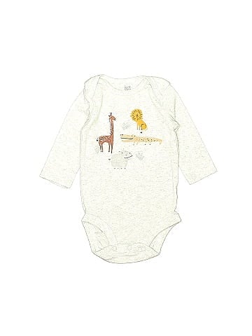 Just One Year by Carter's Long Sleeve Onesie (view 1)