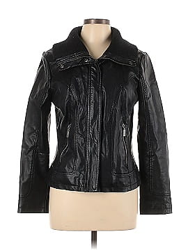 DressBarn Faux Leather Jacket (view 1)