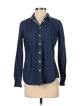 Ann Taylor LOFT Long Sleeve Button-Down Shirt (view 1)