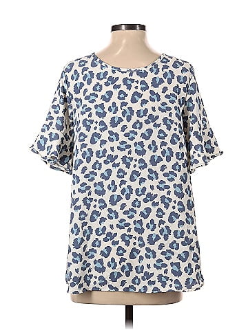 Perfect Peach Short Sleeve Blouse (view 2)
