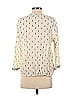 Lucky Brand Ivory Long Sleeve Blouse Size S - photo 2