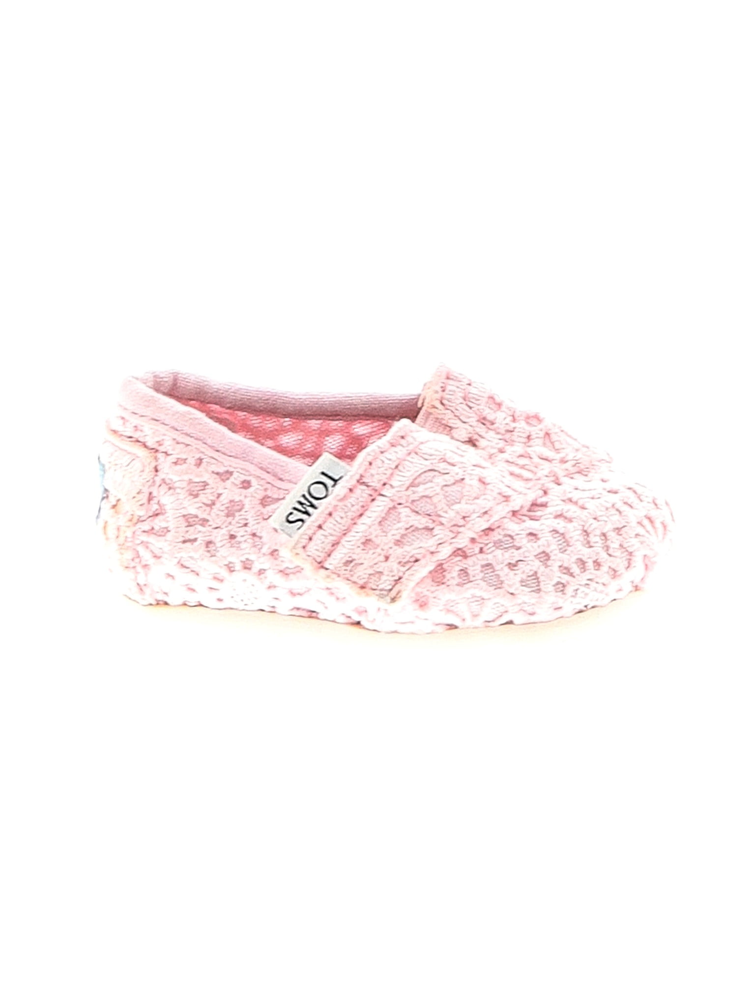 TOMS Color Block Solid Pink Flats Size 2 - 44% off | ThredUp