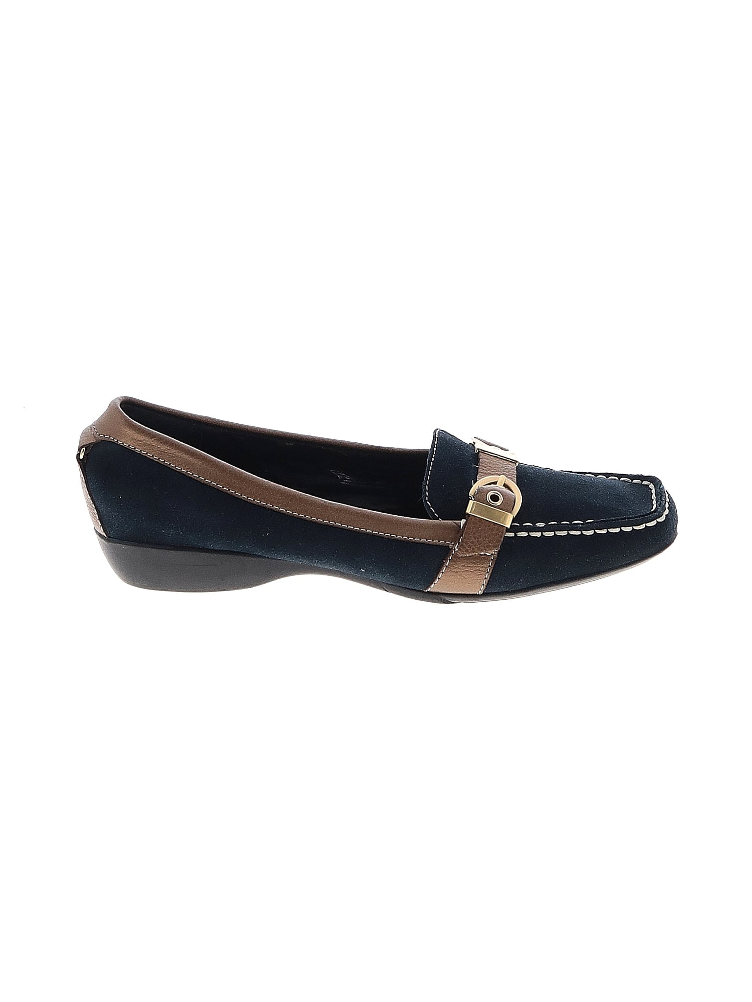 Etienne Aigner Solid Blue Flats Size 7 76 off ThredUp