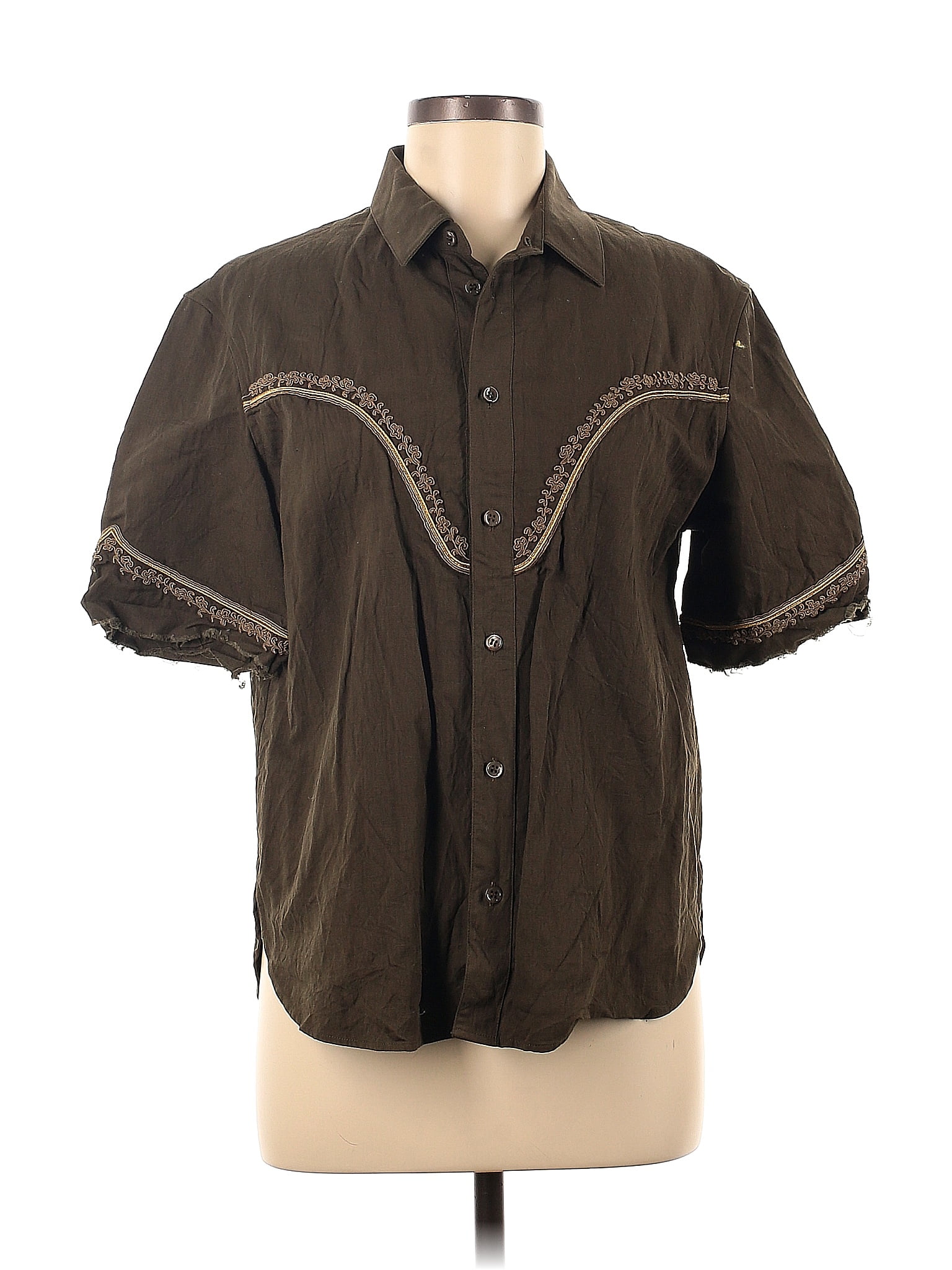 Saint Laurent Button-Down Shirt - Men's 39