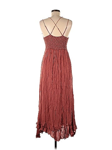 FP One Solid Burgundy Cocktail Dress Size M - 57% off