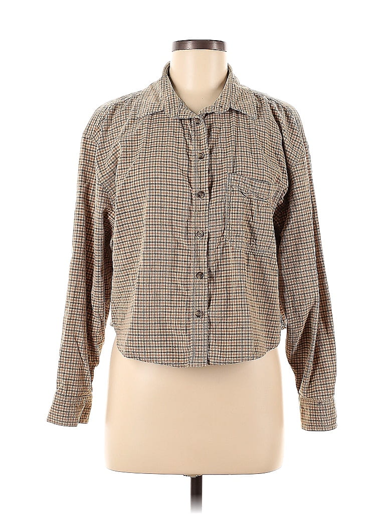 American Eagle Gingham Top-Bust 40
