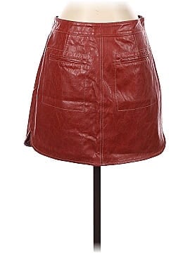 Greylin Faux Leather Skirt (view 1)