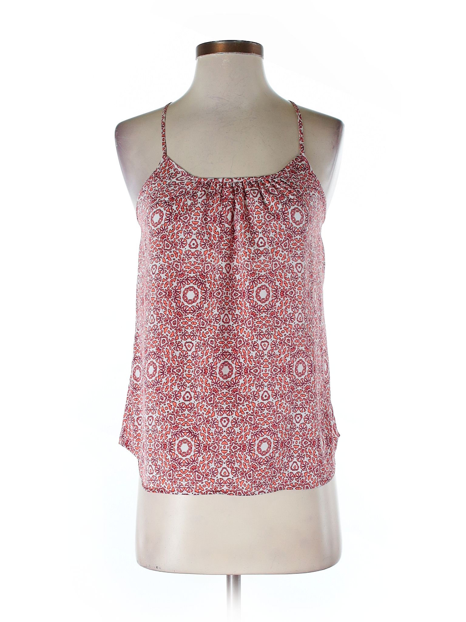 Ann Taylor Print Red Sleeveless Blouse Size S - 66% off | thredUP