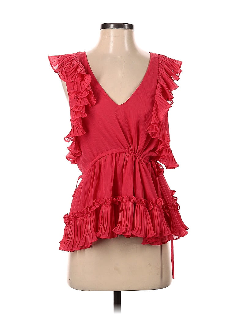 Do & Be 100% Polyester Red Sleeveless Blouse Size S - photo 1