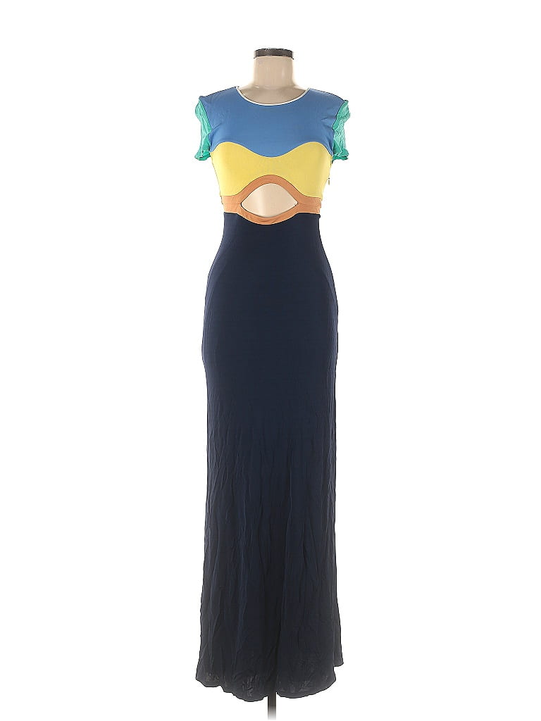 Staud Blue Acetate Casual Dress