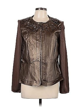 Peter Nygard Leather Jacket (view 1)