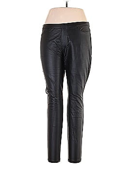 Hue Faux Leather Pants (view 1)