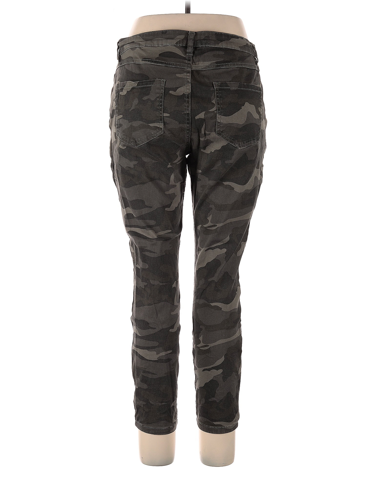 D.Jeans Camo Multi Color Black Casual Pants Size 14 - 44% off