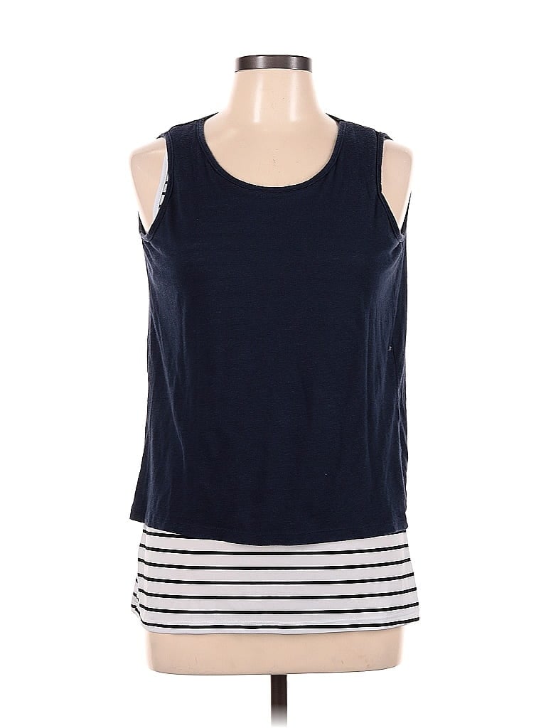 Pre-owned Crosby Sleeveless T-shirt In Blue