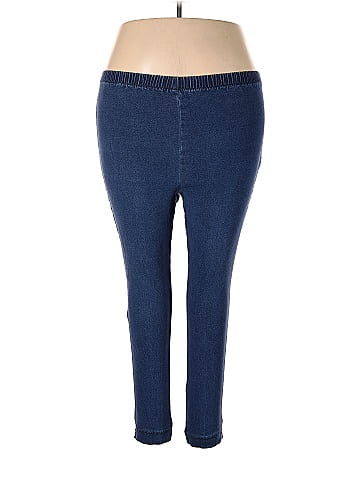 No Boundaries Elastic Waist Denim Leggings & Jeggings for Women